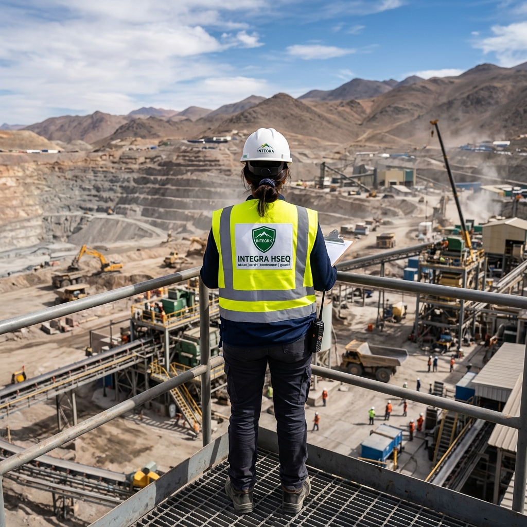 Prevencionista de Riesgos Integra HSEQ en Terreno Chile